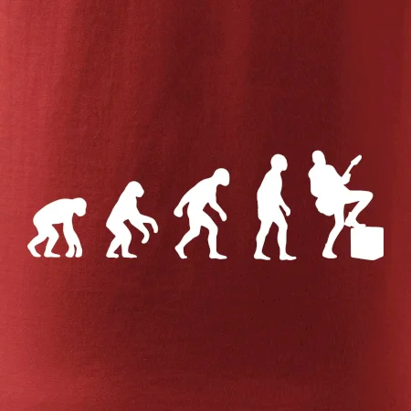 Evolúcia gitarista - noha na kombe