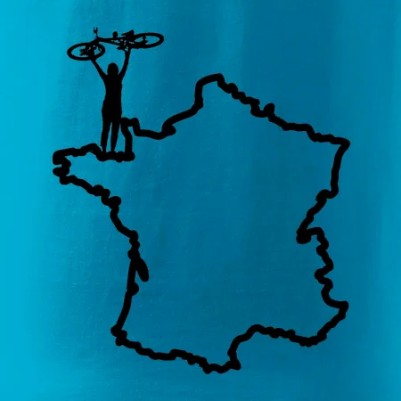 Cyklistka nad Francií