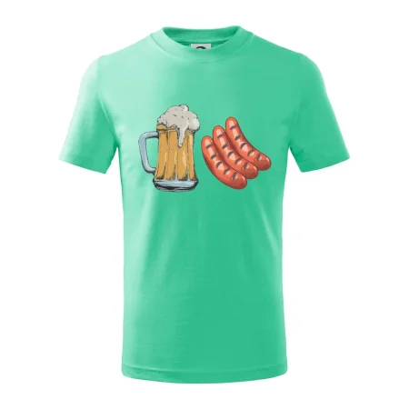 Pivo a klobása