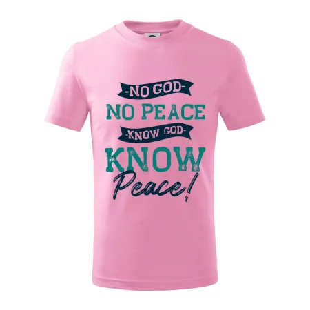 No God no peace, know God know peace