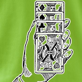 Poker ruka s kartami