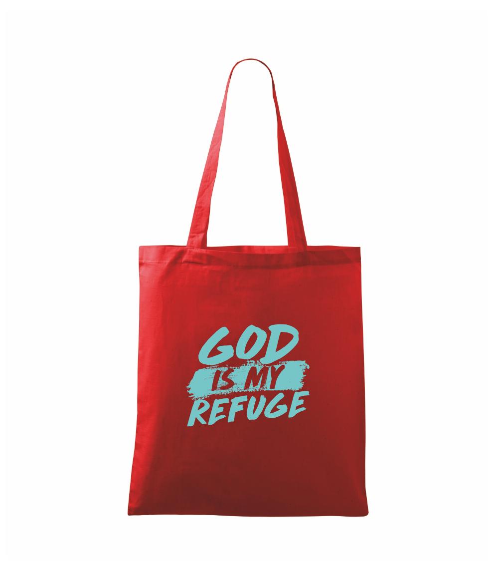 GOD IS MY REFUGE - Taška bavlnená