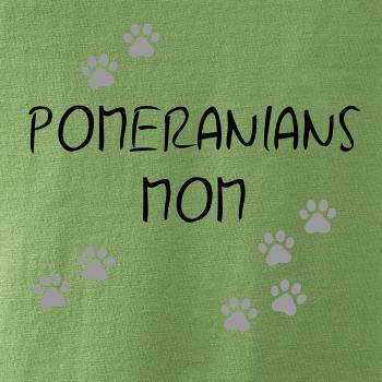 Pomerian mom (Nemecký trpasličí špic)  (Reflexné labky)