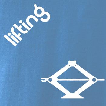 Lifting nápis šikmo Lifting nápis šikmo