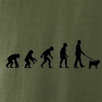 Evolúcia pes Mops (muž-žena)