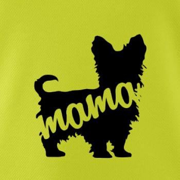 Yorkšírský teriér mama obrys