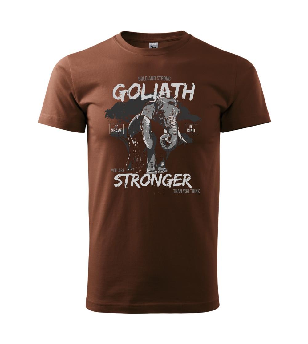 Tričká so zvieratami - Elephant goliath - Klasické pánske tričko vyššej gramáže