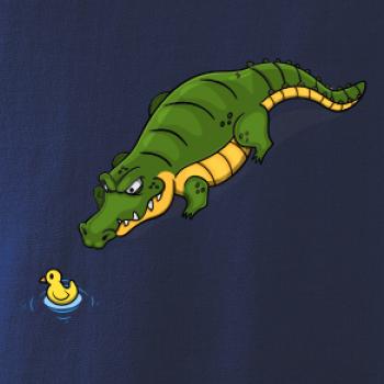 Krokodíl zelený s kačičkou