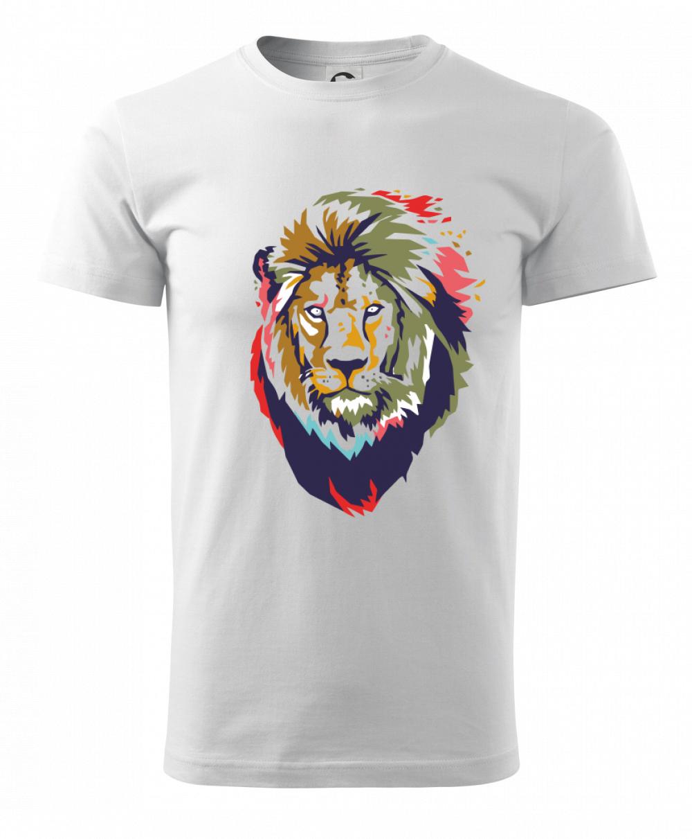 Hlava leva kreslená jednoduchá Hlava leva kreslená jednoduchá