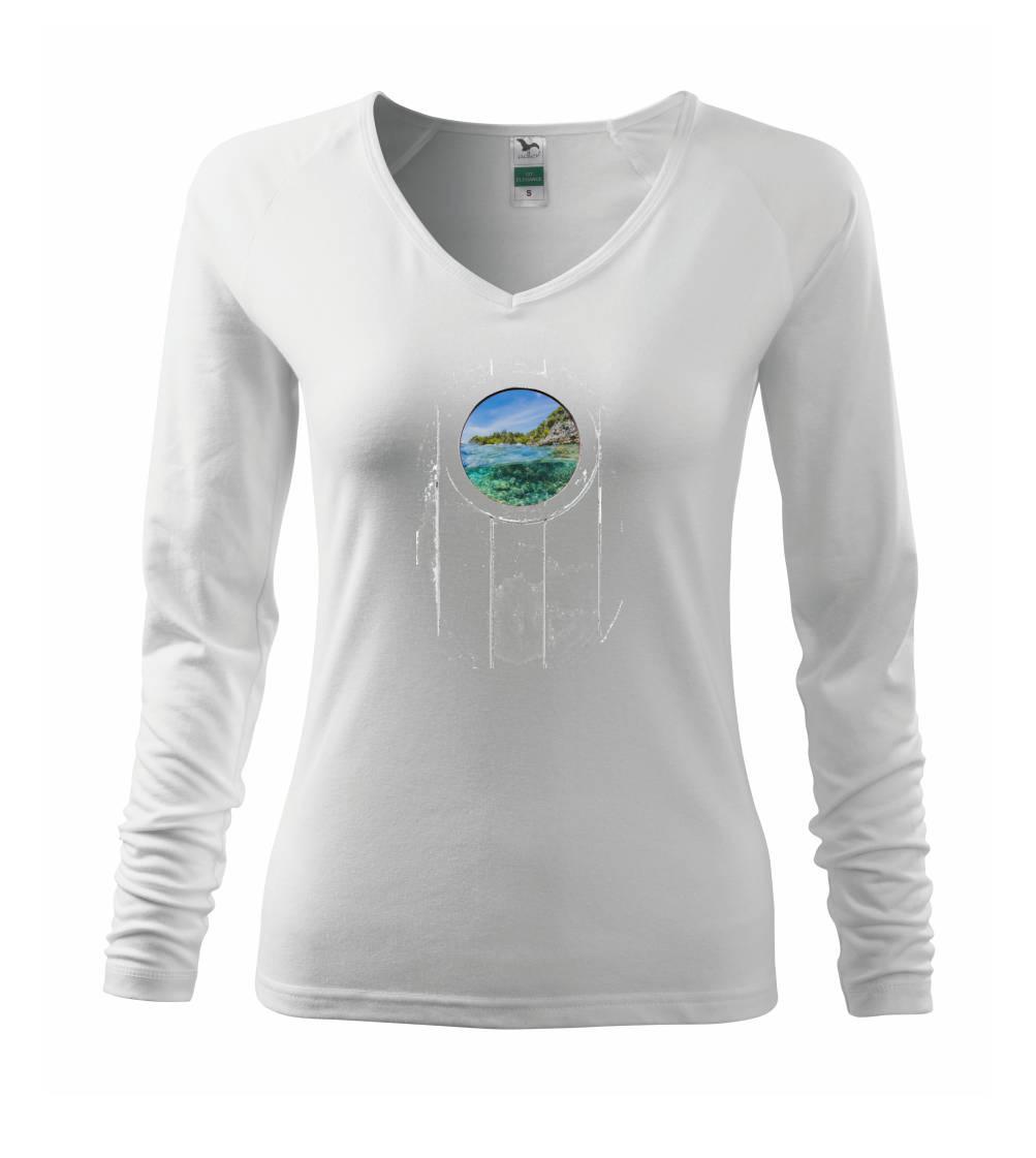 Vodácke tričká - Výhľad z lode - Tričko dámske Elegance