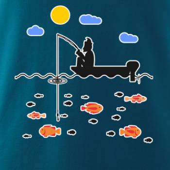 Rybár, ktorý má smolu na loďke