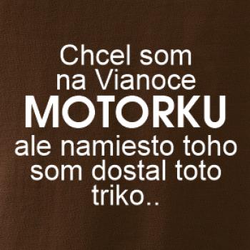 Chcel som na Vianoce motorku text