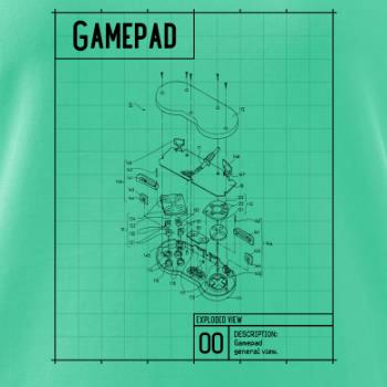 Nákres Gamepad rozobratý