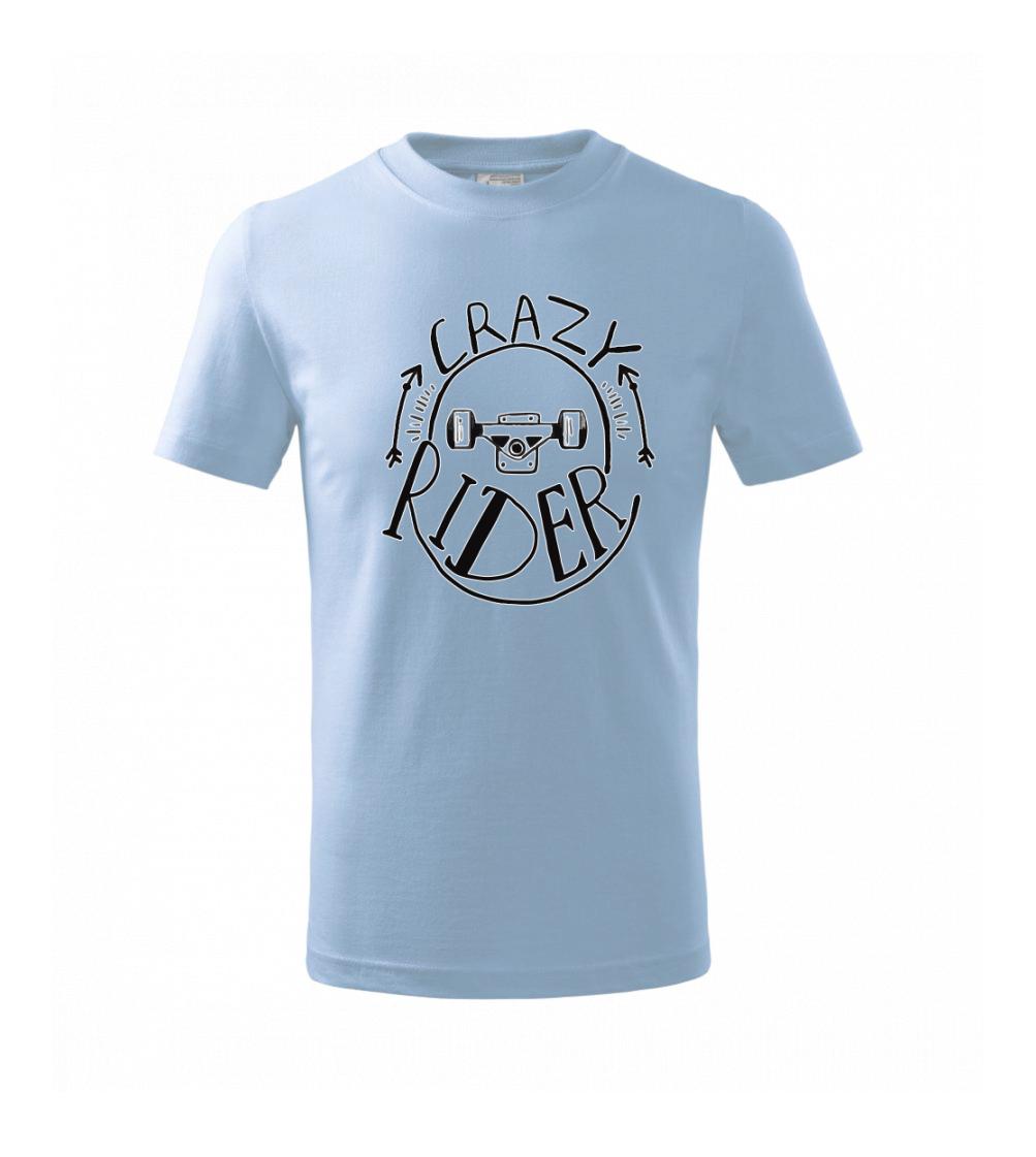 Crazy skateboard rider