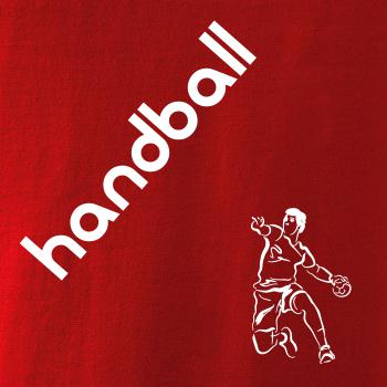 Handball nápis šikmo Handball nápis šikmo