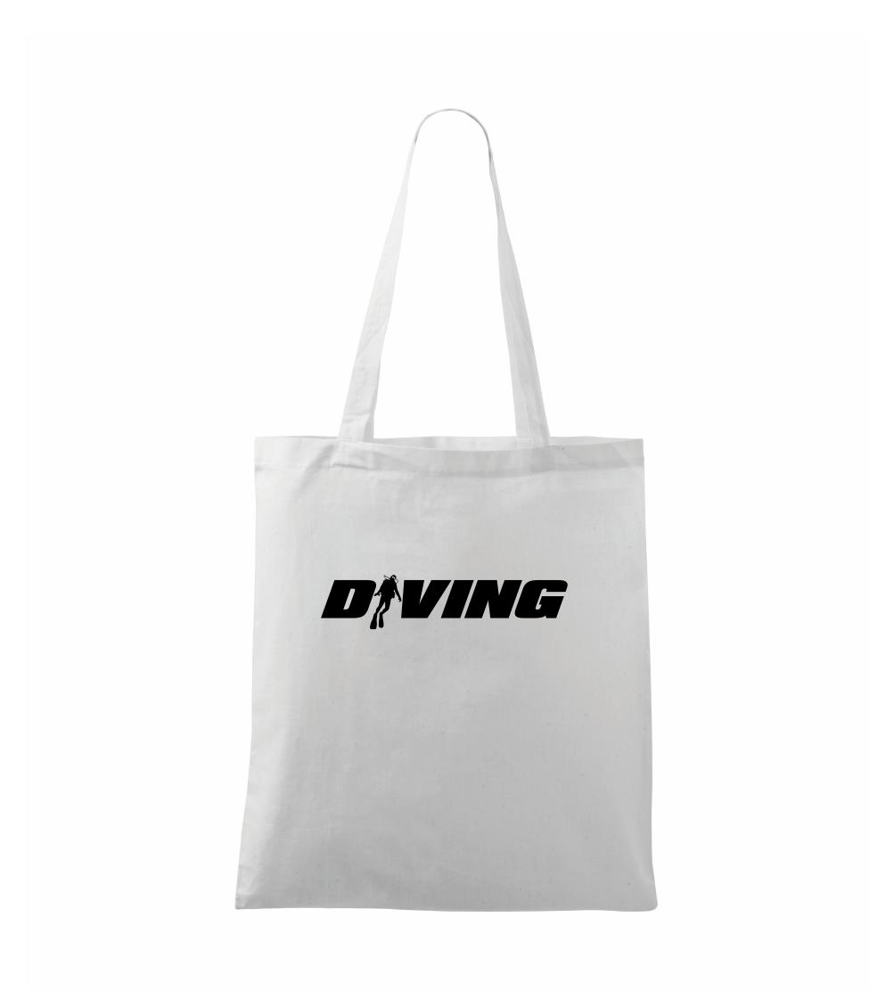Diving nápis potápač Diving nápis potápač