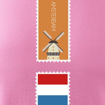 Amsterdam známka farebná