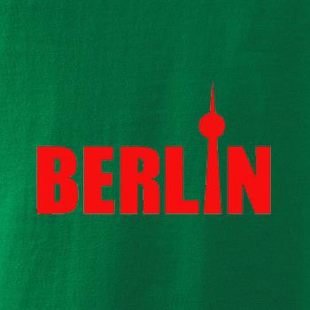 Berlin nápis veža Berliner Fernsehturm