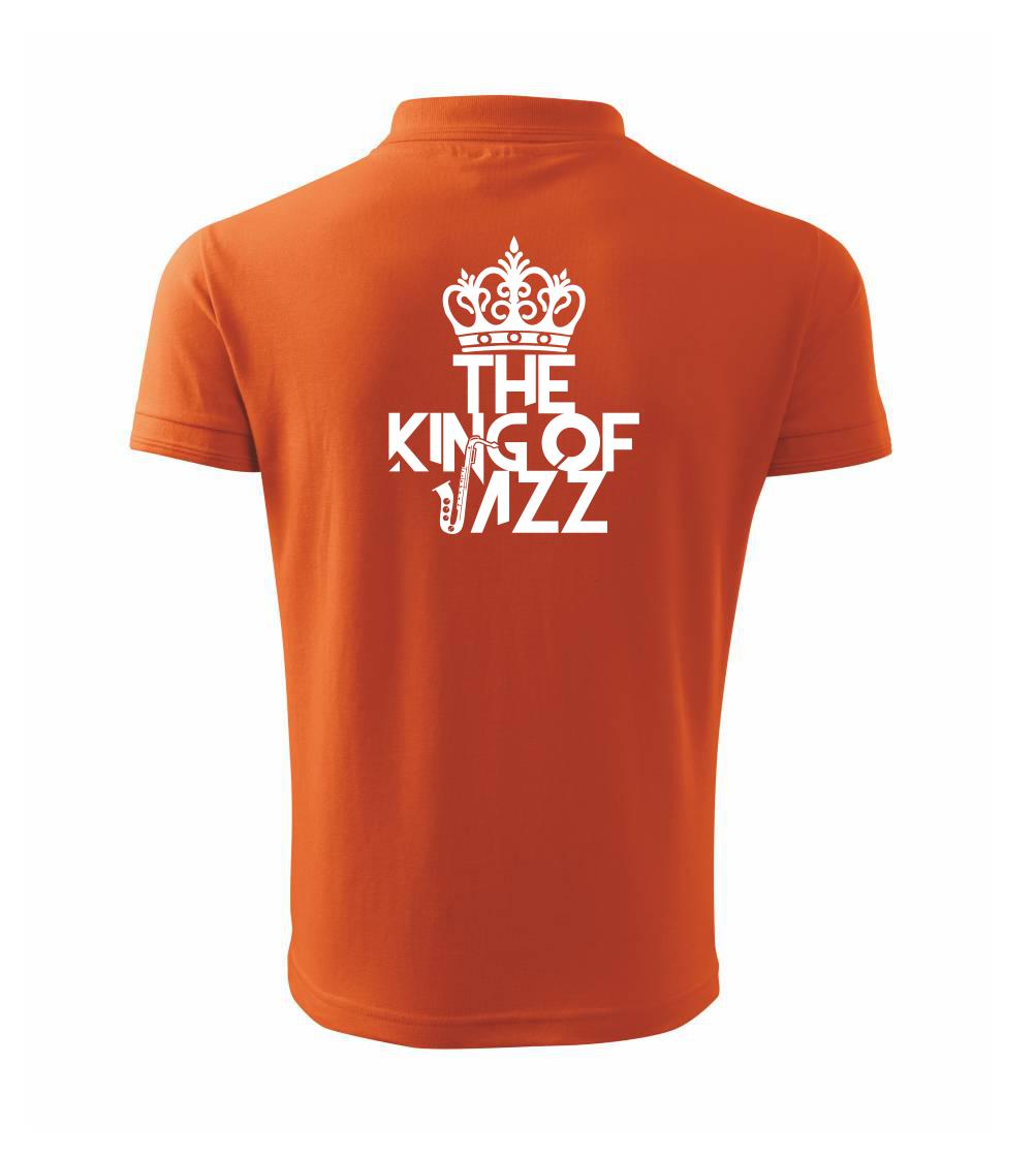 Hudobné tričká - King of Jazz - Polokošeľa pánska Pique Polo 203