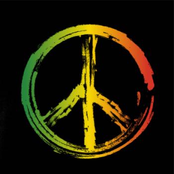 Peace symbol paint