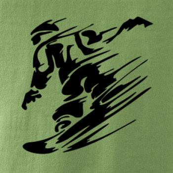 Rychlý snowboardista