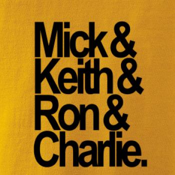 Mick Keith Ron Charlie
