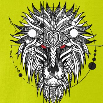 Hlava leva - geometrická Hlava leva - geometrická