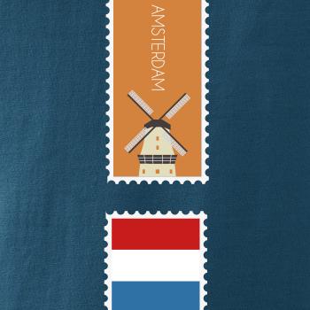 Amsterdam známka farebná