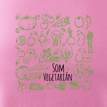 Som vegetarián - zelenina vo štvorci