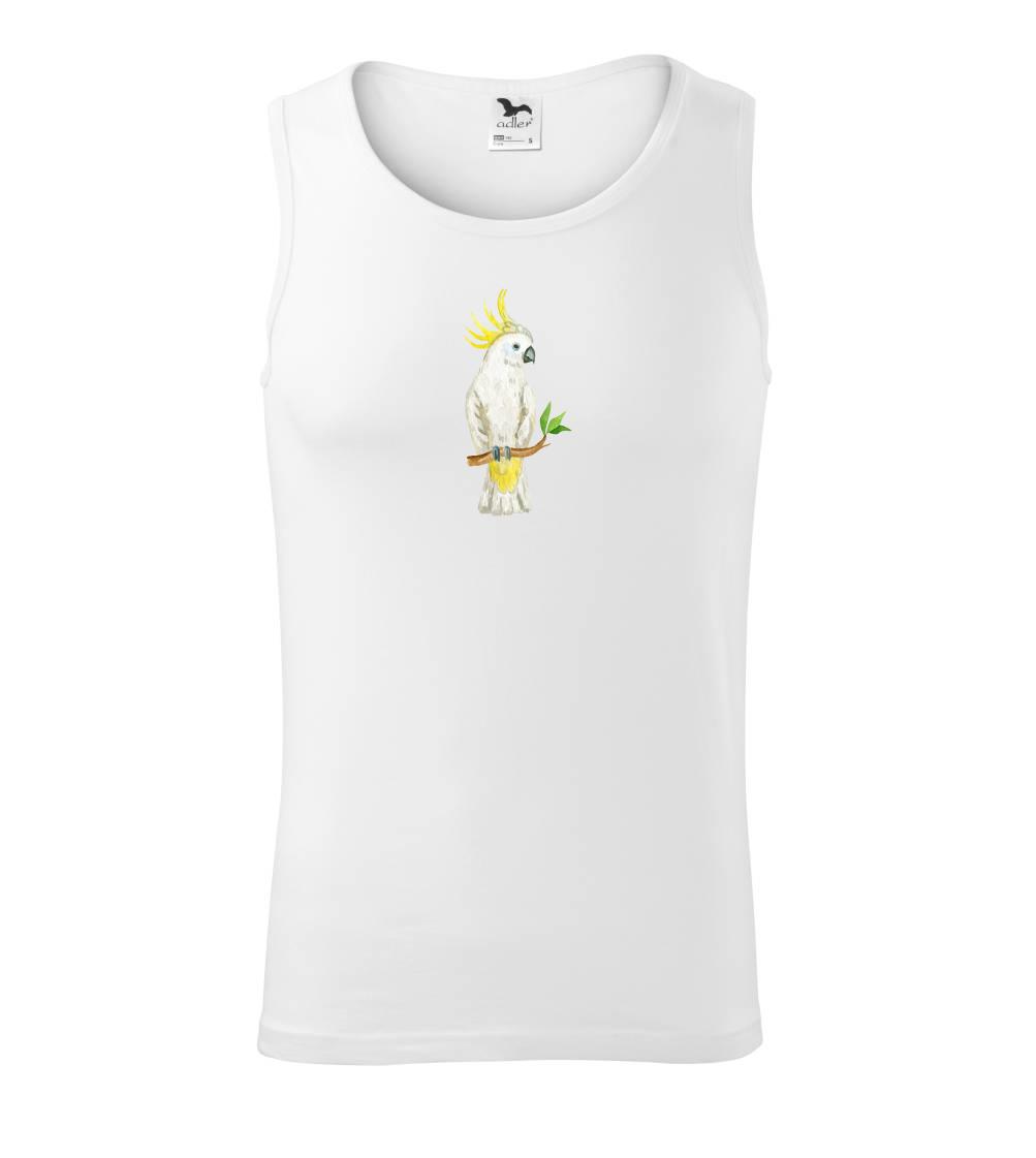 Papagáj Kakadu kreslený Papagáj Kakadu kreslený