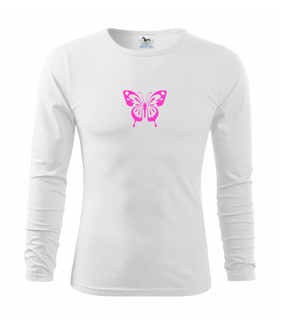 Tričká s kvetinami - Motýľ - Tričko detské Long Sleeve