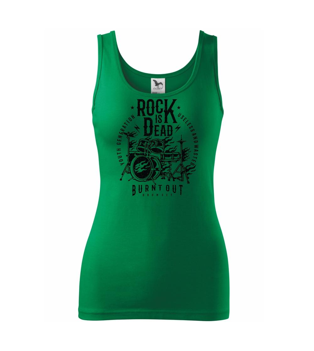 Hudobné tričká - Rock Is Dead 2 - Dámske tielko