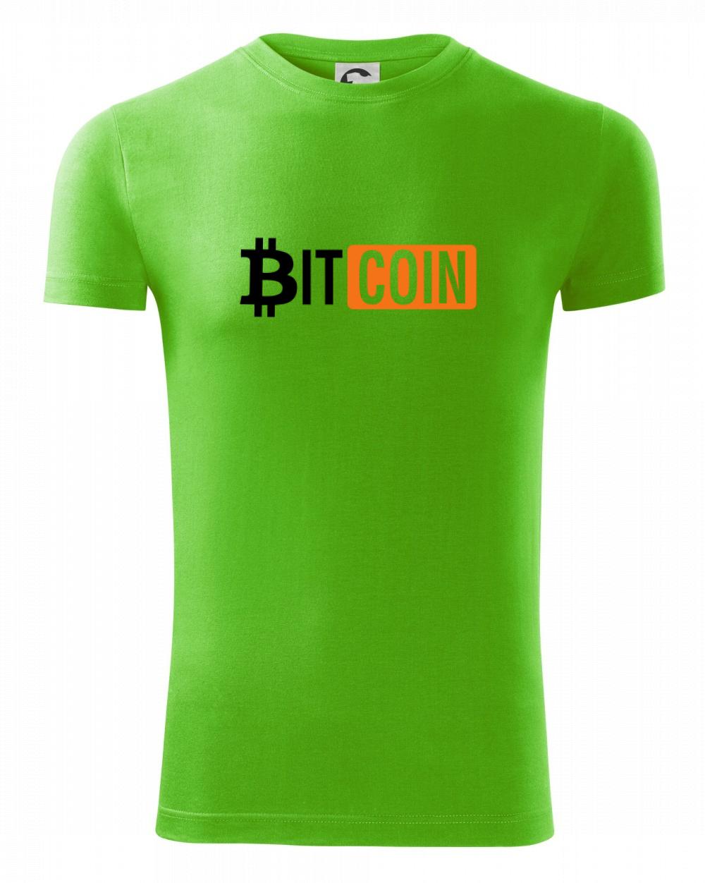 Bitcoin nápis Bitcoin nápis