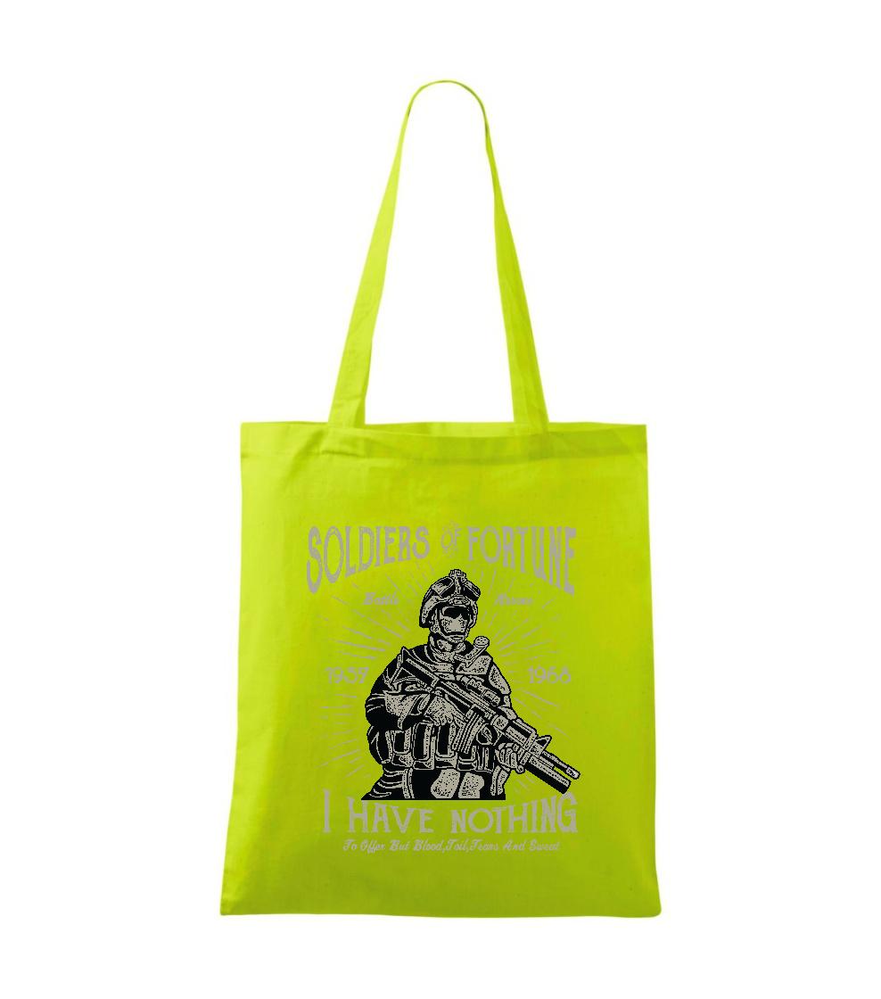 Vojenská tričká s potlačou - Soldiers Of Fortune - Taška bavlnená