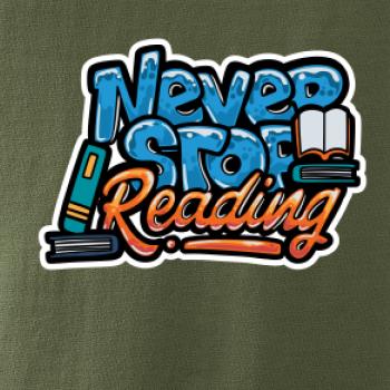 Never stop reading Never stop reading