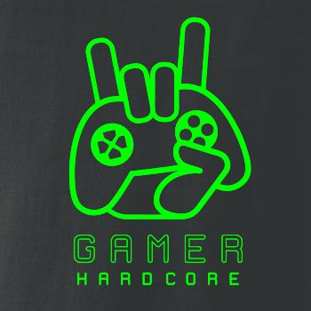 Hardcore gamer - ruka - zelená