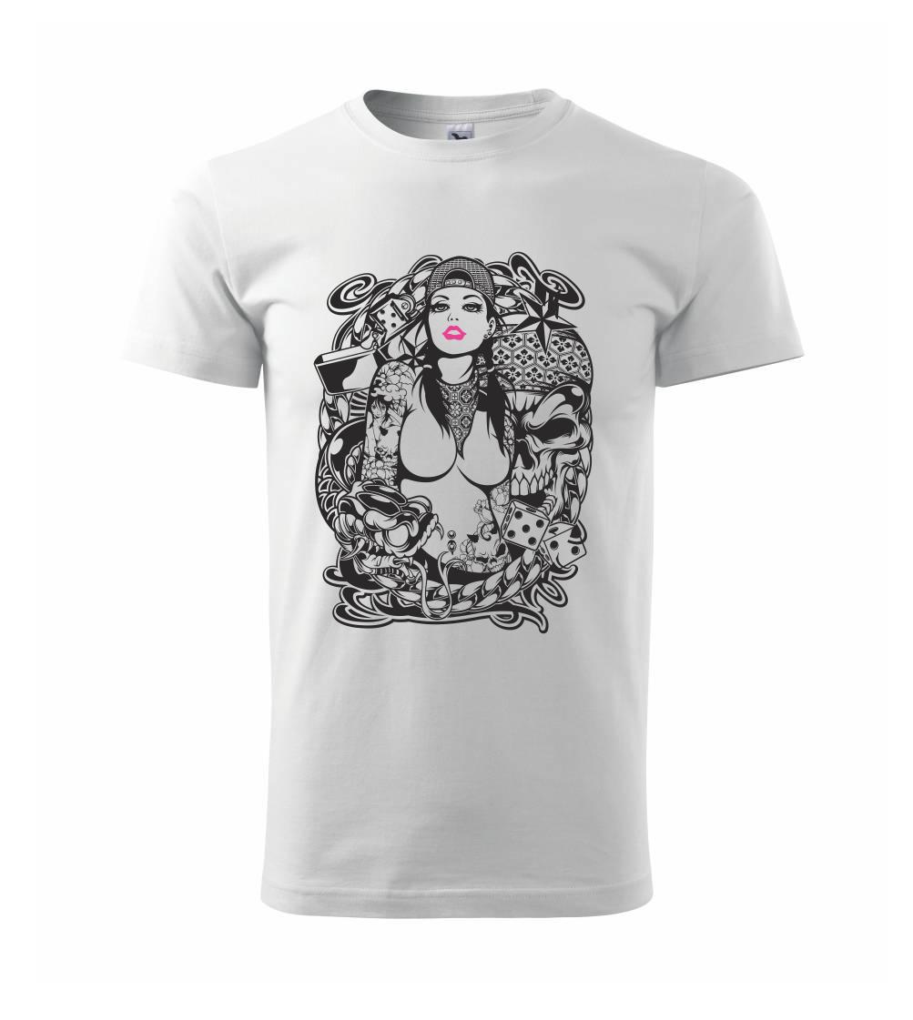 Tričká na párty - Party girl 75D - Tričko extra veľké  (5-8XL)