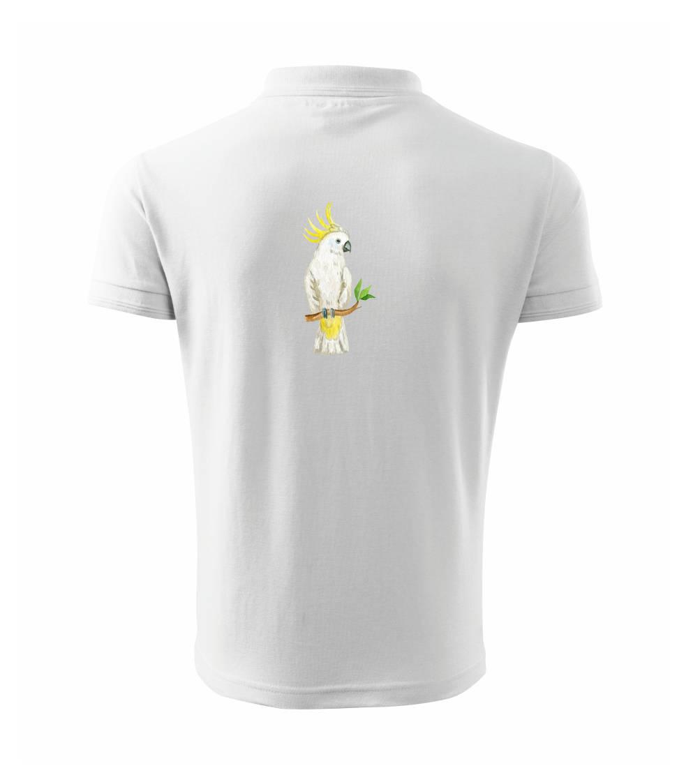 Papagáj Kakadu kreslený Papagáj Kakadu kreslený