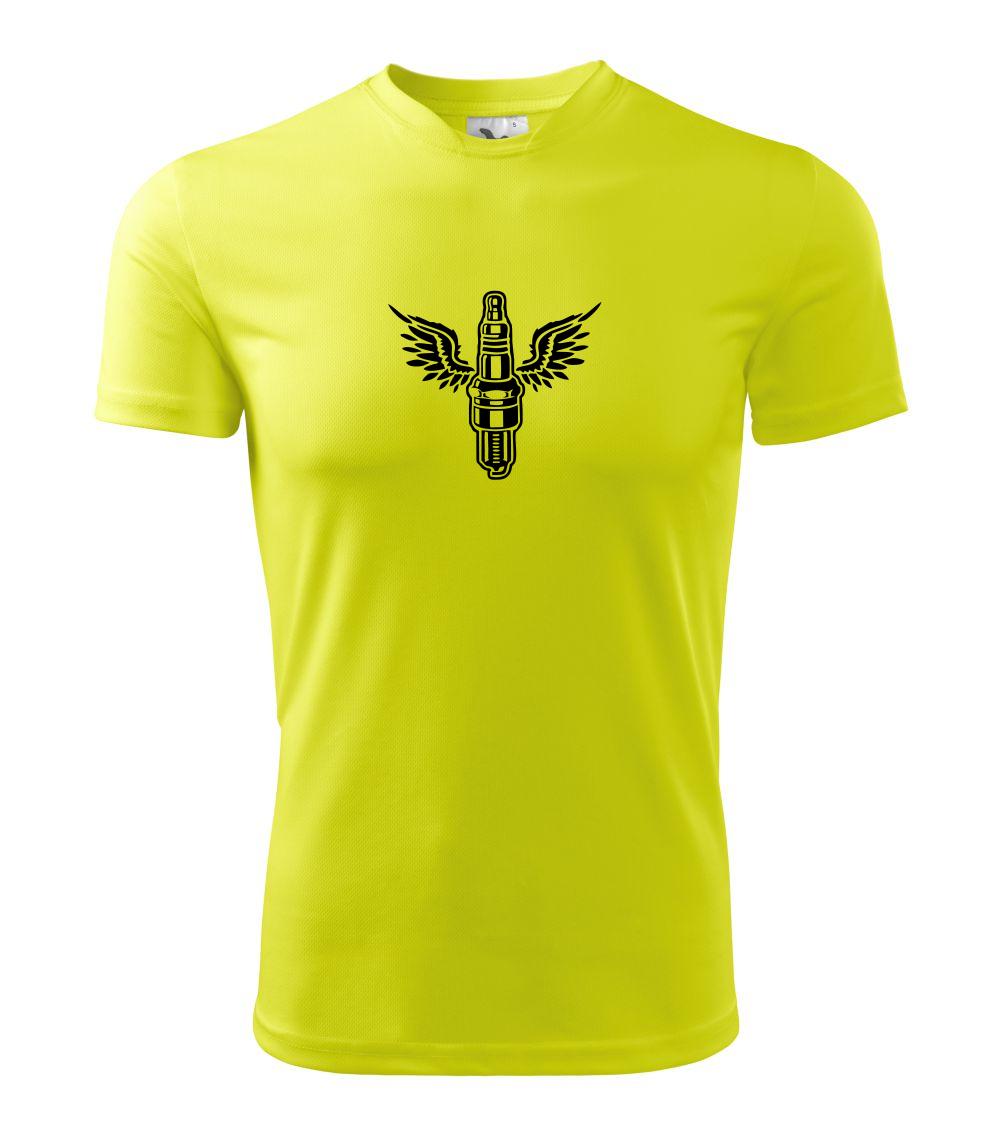 Auto tričká - Zapaľovacia sviečka - Detské tričko športové