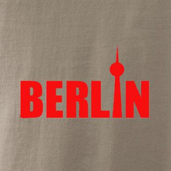 Berlin nápis veža Berliner Fernsehturm Berlin nápis veža Berliner Fernsehturm