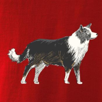 Border kólia kreslená