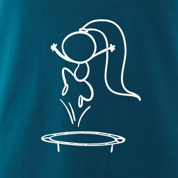 Skákajúci dievčatko Skákajúci dievčatko