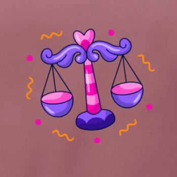 Váhy veselý motív