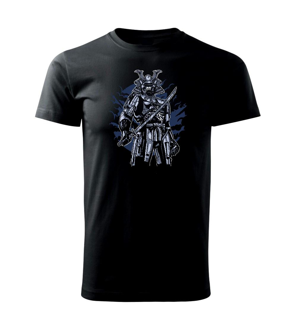Grafické tričká - Samurai Robot Skull - Tričko extra veľké  (5-8XL)