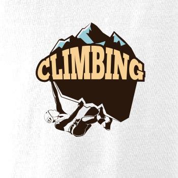 Climbing horolezec na logu