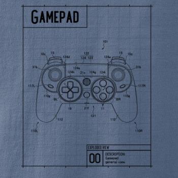 Nákres Gamepad moderný Nákres Gamepad moderný