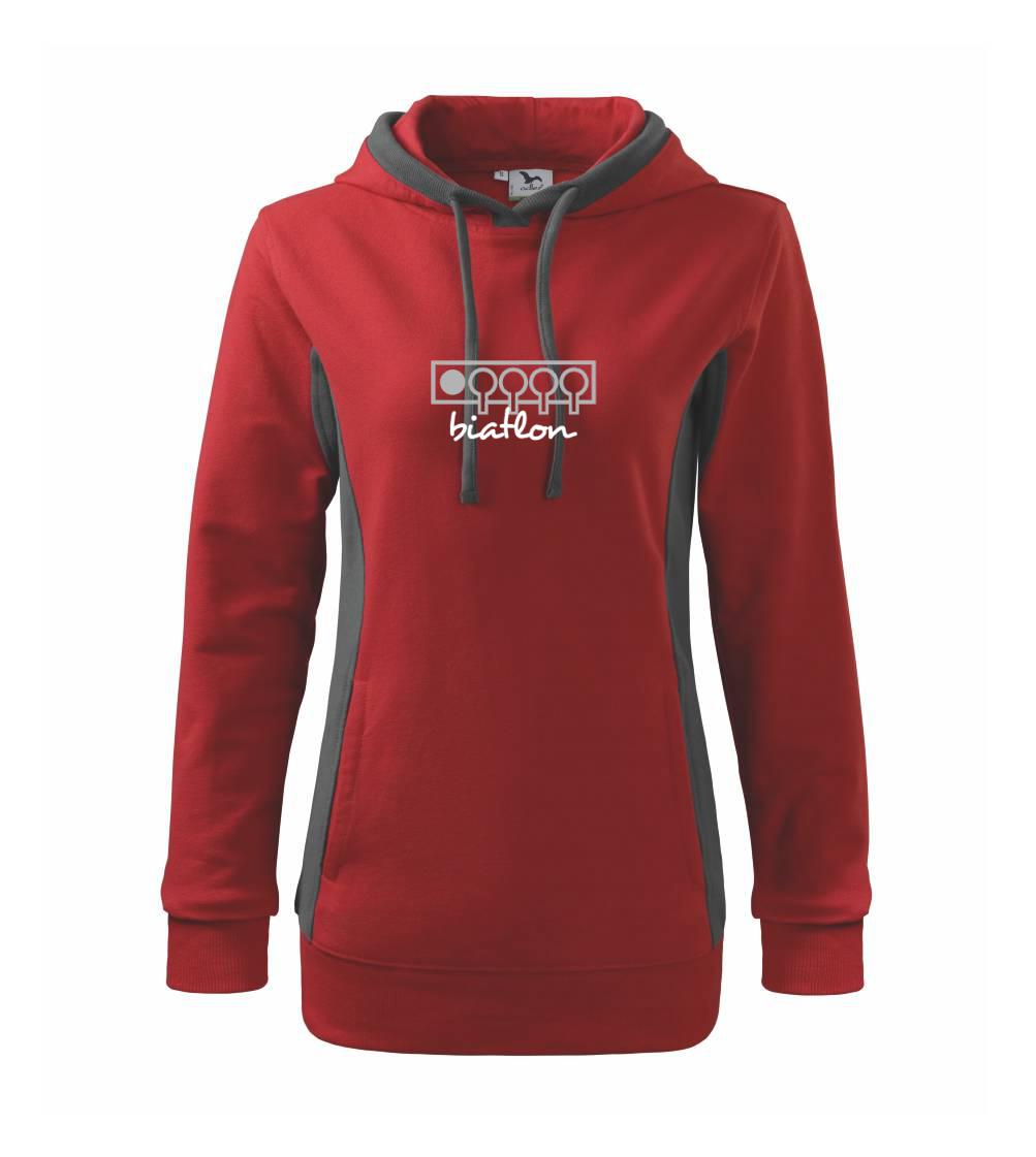 Lyže a Snowboard - Biathlon terče - Mikina dámska Kangaroo s kapucňou