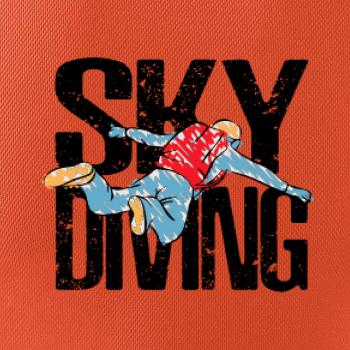 Skydiving nápis Skydiving nápis
