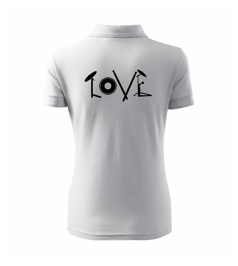 Love bubeník nápis