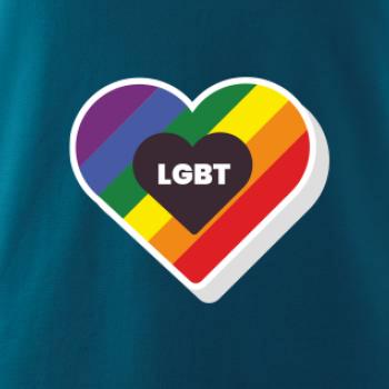 LGBT srdce dúhové